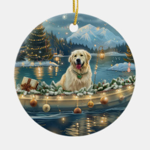 Underbara Pyrenéerna Jul - Festive Voyage Julgransprydnad Keramik