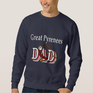 Underbara Pyrenéerna PAPPA Lång Ärmad Tröja