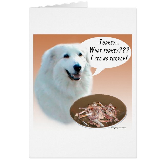 Underbara Pyrenéerna Turkiet Hälsningskort (Framsidan)