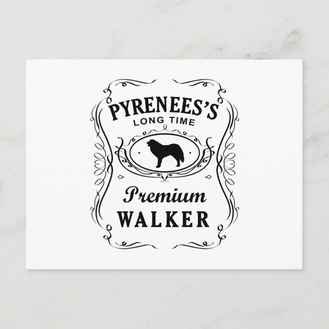 Underbara Pyrenéerna Vykort (Framsida)