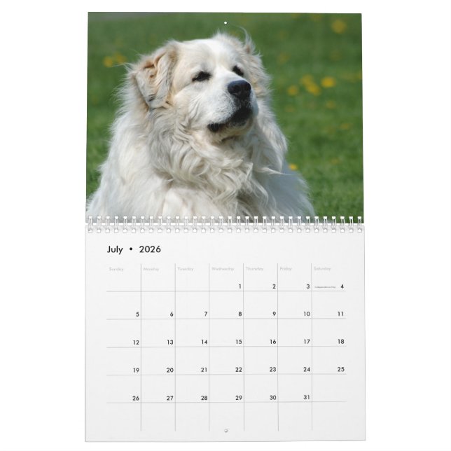 Underbara Pyrenees kalender (Jul 2026)