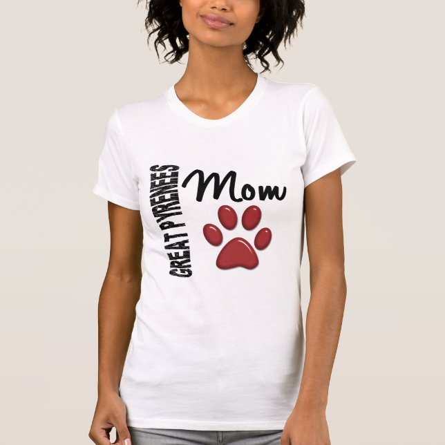 Underbara Pyrenees mamma 2 Tee (Framsida)
