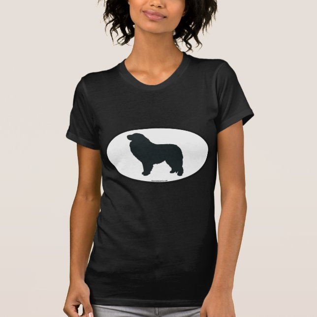 Underbara Pyrenees Silhouette Tee Shirt (Framsida)