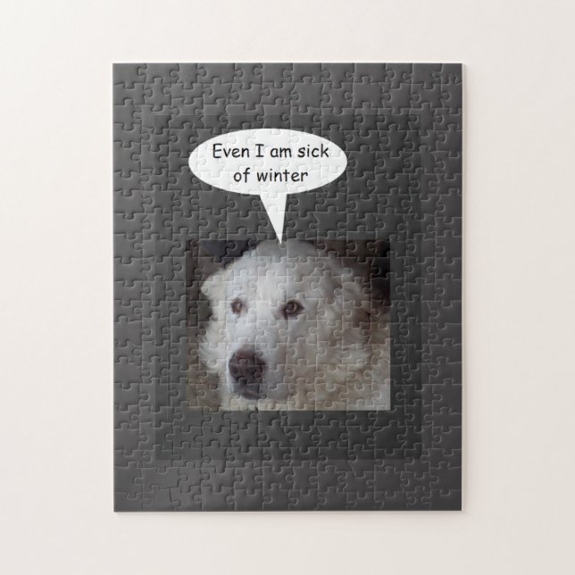 Underbara Pyrenees som är sjuka av vinter Pussel (Vertikal)