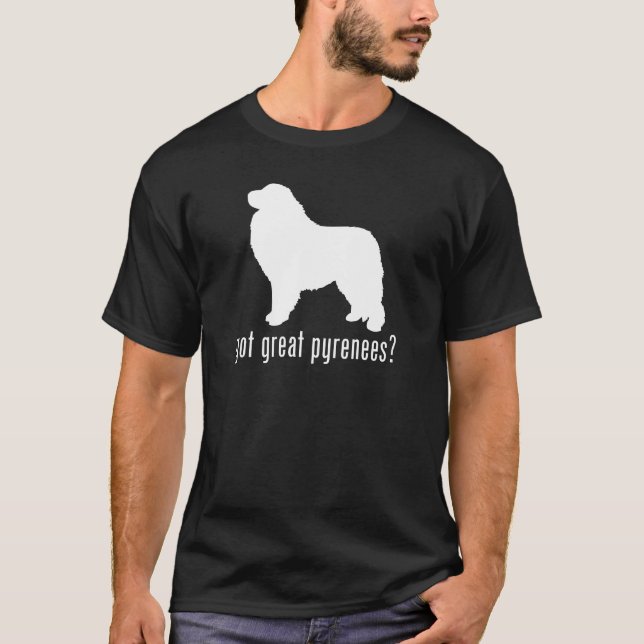 Underbara Pyrenees Tee Shirt (Framsida)