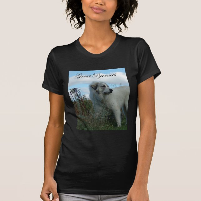 Underbara Pyrenees valp T-shirt (Framsida)