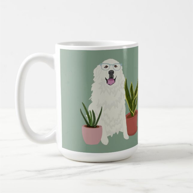 Underbara Pyrenéväxter Kaffemugg (Vänster)