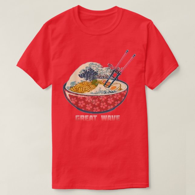 UNDERBARA RAMEN WAVE T SHIRT (Design framsida)