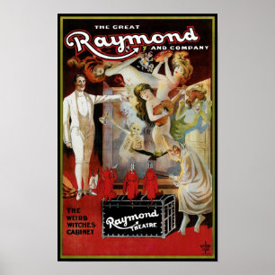 Underbara Raymon ~ Konstig Witches-skåpet Poster