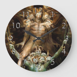 Underbara Röda draken och Beasten från havet Stor Klocka