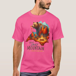 Underbara rökiga berg aktiva t shirt