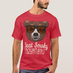 Underbara Rökiga berg nationalpark Bear T Shirt P