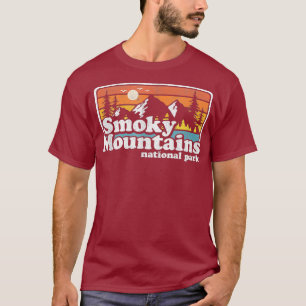 Underbara Rökiga berg nationalpark som vandrar gif T Shirt
