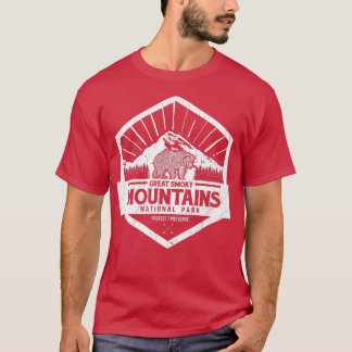 Underbara Rökiga berg nationalpark US Black Bears T Shirt