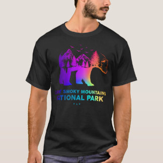 Underbara rökiga berg - nationalparken Bear Souven T Shirt
