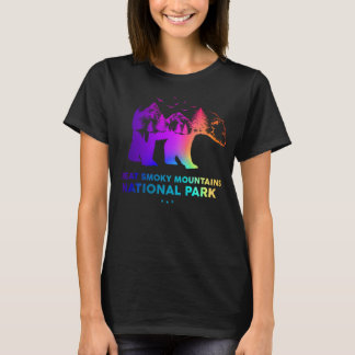 Underbara rökiga berg - nationalparken Bear Souven T Shirt