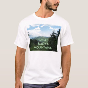 Underbara rökiga berg tee