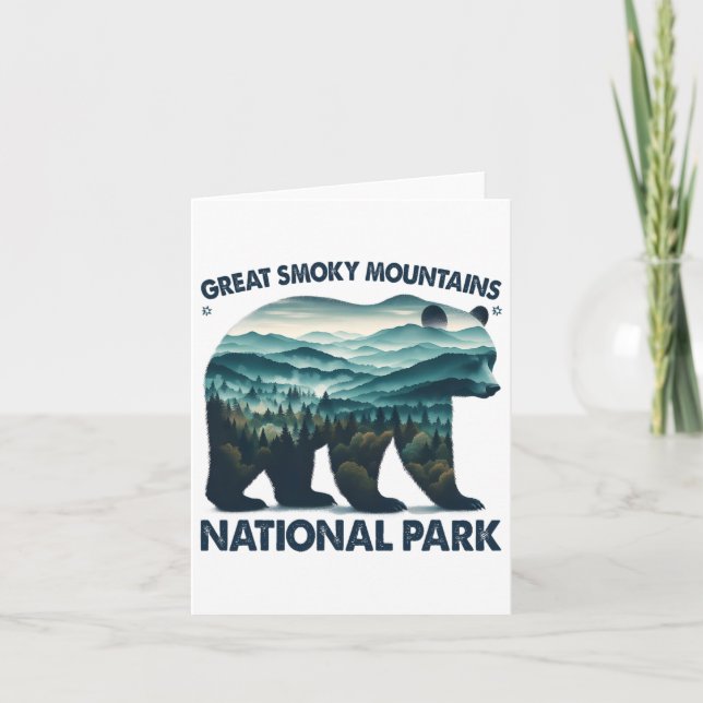 Underbara Rökiga bergsnationalparken bär spår av C Kort (Framsida)