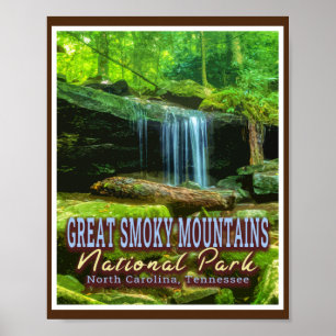 UNDERBARA RÖKSMUNUNTAINER NATIONAL PARK - NC - TC POSTER