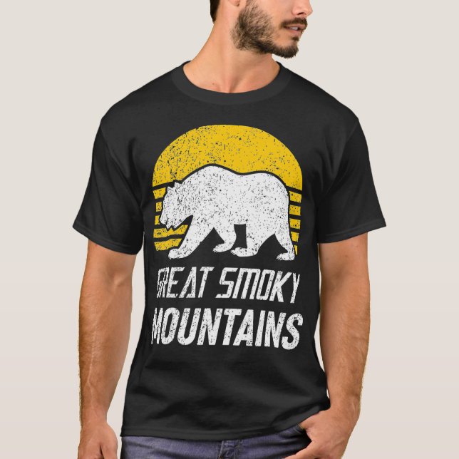 Underbara Röky Mountains nationalpark Tennessee Be T Shirt (Framsida)