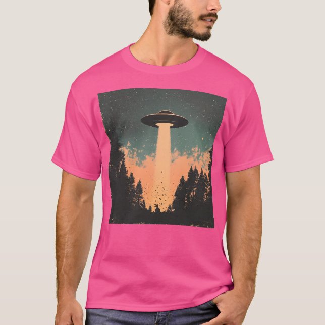 Underbara Roswell Ufo T Shirt (Framsida)