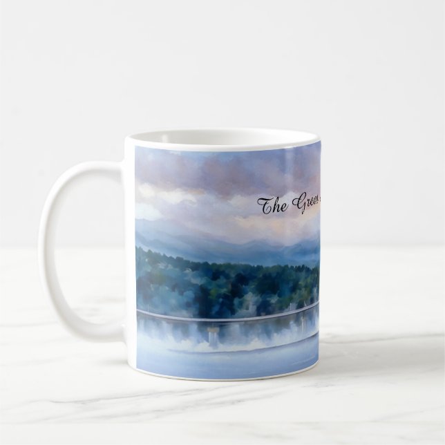 Underbara Sacandaga - Batchlerville-bron Kaffemugg (Vänster)