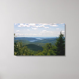 Underbara Sacandaga Sjö från Hadley Canvastryck