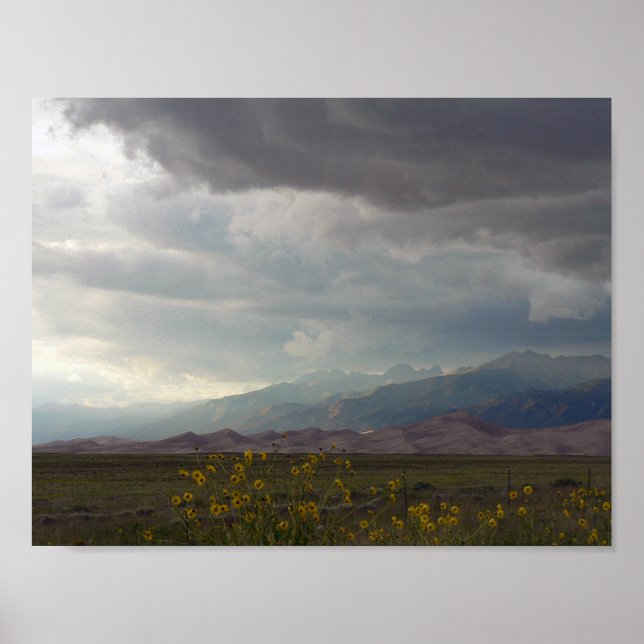 Underbara Sand Dunes nationalpark & Preserve, CO Poster (Framsidan)