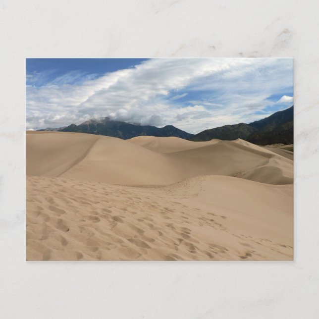 Underbara Sand Dunes nationalpark & Preserve, CO Vykort (Framsida)