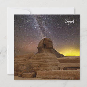 Underbara sfinxen av Giza Julkort