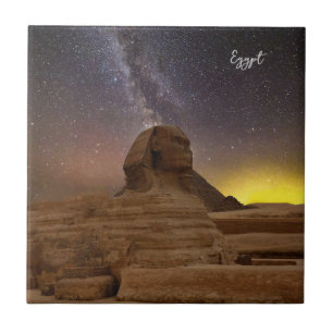 Underbara sfinxen av Giza Kakelplatta