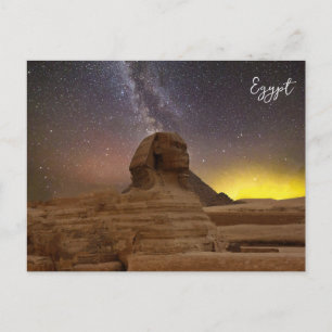 Underbara sfinxen av Giza Vykort