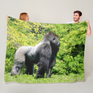 UNDERBARA SILVER BACK GORILLA FLEECEFILT