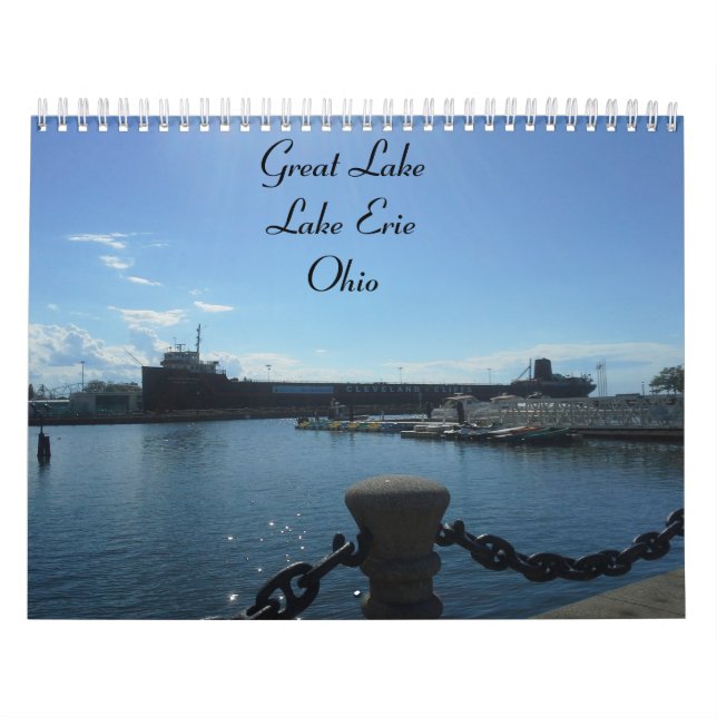 UNDERBARA SJÖ ERIE, OHIO-kalender Kalender (Omslag)