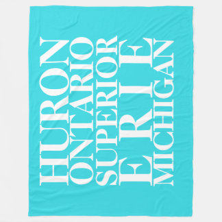 Underbara Sjöar Fleece Blanket, stor