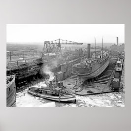 Underbara Sjöar-ingenjörsarbeten Poster