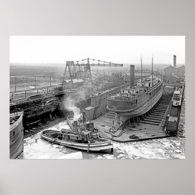 Underbara Sjöar-ingenjörsarbeten Poster (Framsidan)