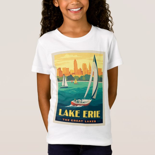 Underbara Sjöar | Sjö Erie T Shirt (Framsida)