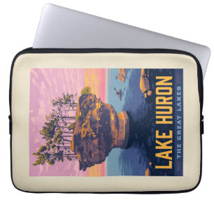 Underbara Sjöar Sjö Huron Laptop Fodral