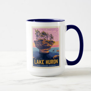 Underbara Sjöar Sjö Huron Mugg