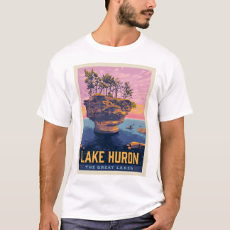Underbara Sjöar | Sjö Huron T Shirt