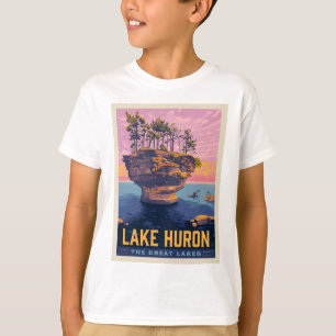 Underbara Sjöar   Sjö Huron T Shirt