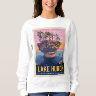 Underbara Sjöar Sjö Huron T Shirt