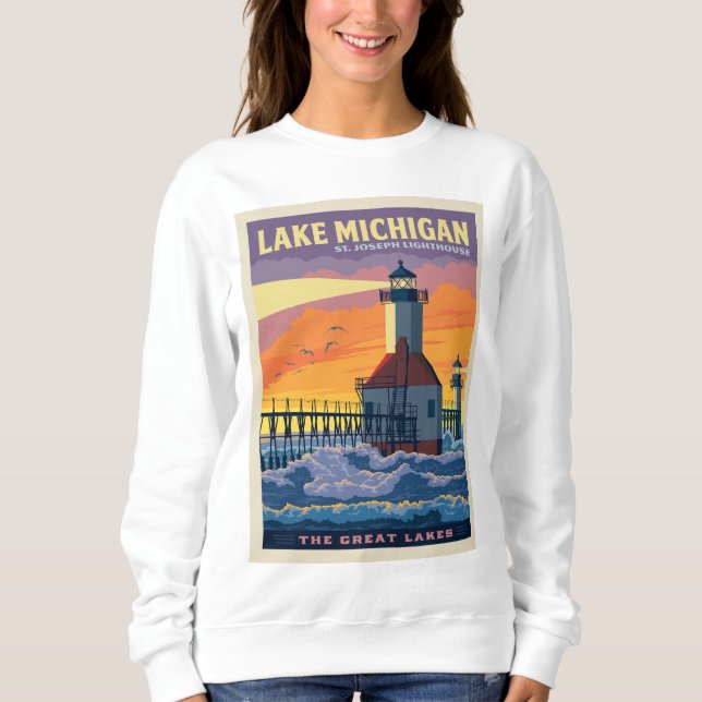 Underbara Sjöar | Sjö Michigan T Shirt (Framsida)