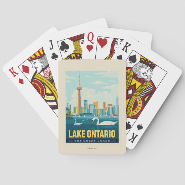 Underbara Sjöar | Sjö Ontario Casinokort (Baksidan)