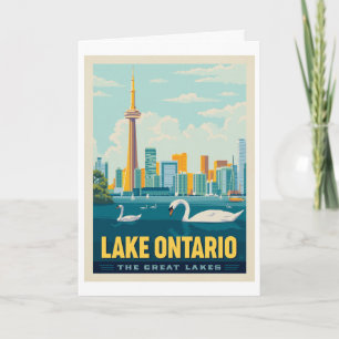 Underbara Sjöar Sjö Ontario Kort