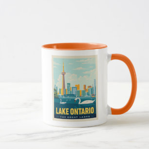 Underbara Sjöar Sjö Ontario Mugg