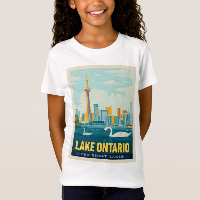 Underbara Sjöar | Sjö Ontario T Shirt (Framsida)