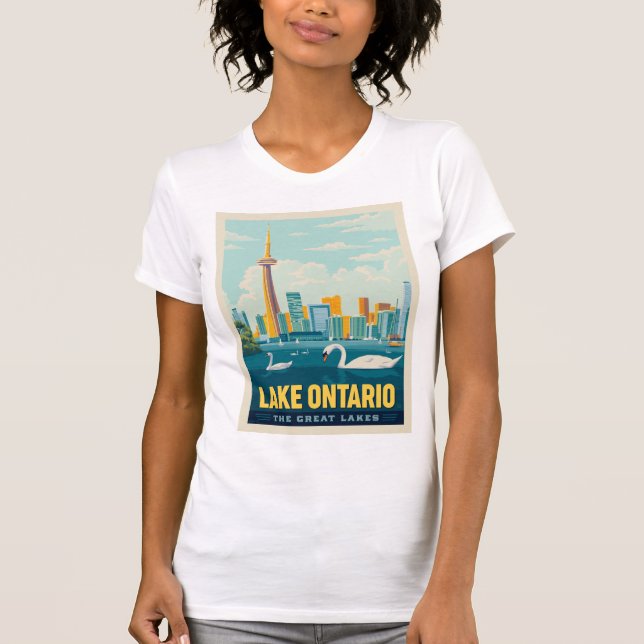 Underbara Sjöar | Sjö Ontario T Shirt (Framsida)