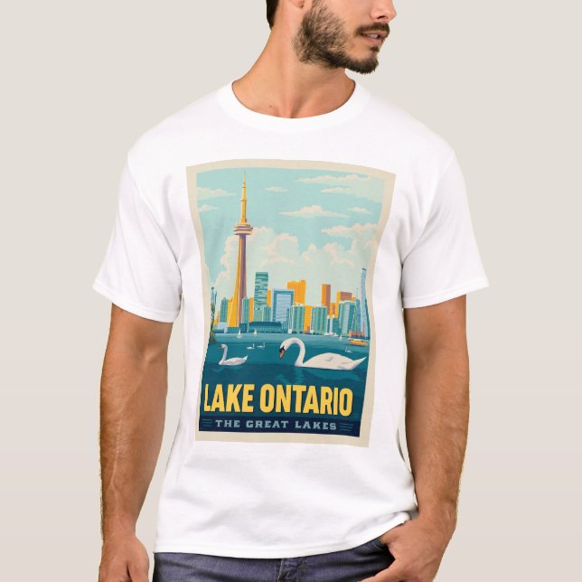 Underbara Sjöar | Sjö Ontario T Shirt (Framsida)